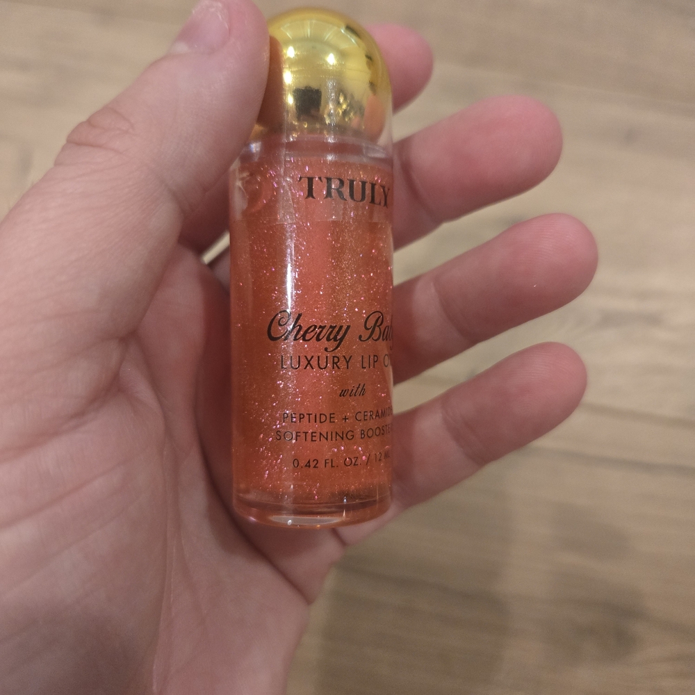 Truly Beauty Luxury Peptide Lip Oil Duo - Cherry Baby & Glazed Donut Sealed - Picture 6 of 16
